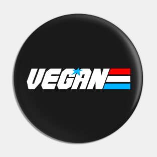 Vegan Warrior Pin