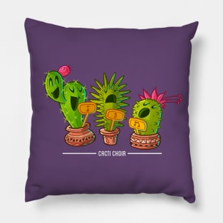 Cacti Choir Pillow