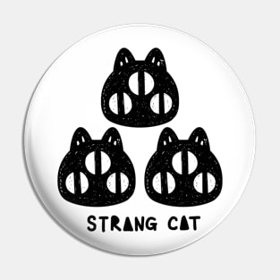 STRANGE CAT - staring more Pin