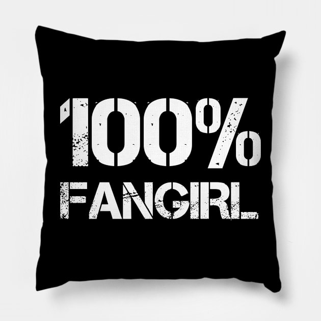 Hundred Percent Fangirl Pillow by EpicEndeavours