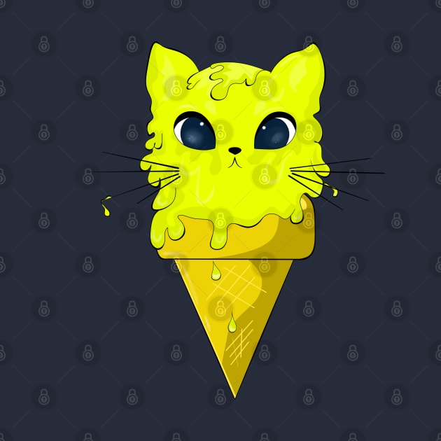 Cute Ice Cream Cat by MariRiUA