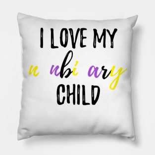 I Love My Nonbinary Child Pillow