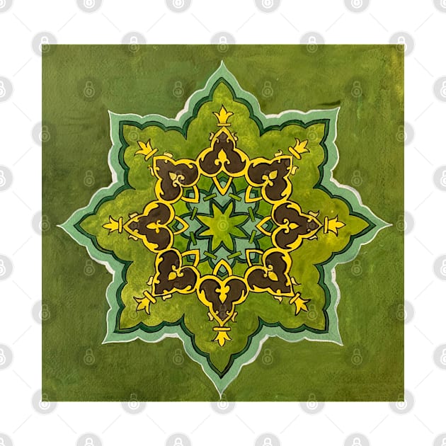 Mandala 15 by The artist of light in the darkness 