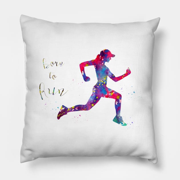 Born to run Pillow by erzebeth