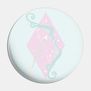 Sagittarius Bow and Arrow (Pastel) Pin