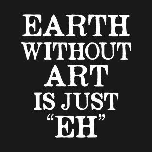 Earth Art BLACK Print T-Shirt