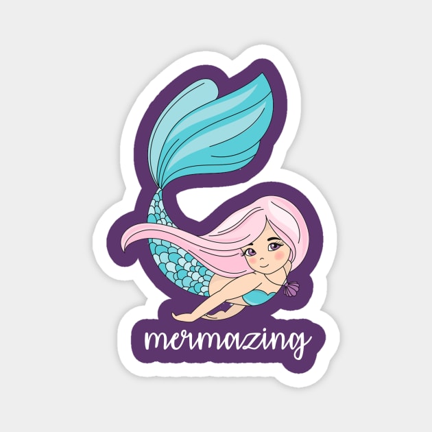 Mermazing Magnet by Amanda Bennett