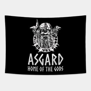 Asgard - Medieval Norse Mythology Viking God Odin Tapestry