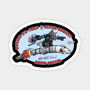 Rhino Nose Art Variation Magnet