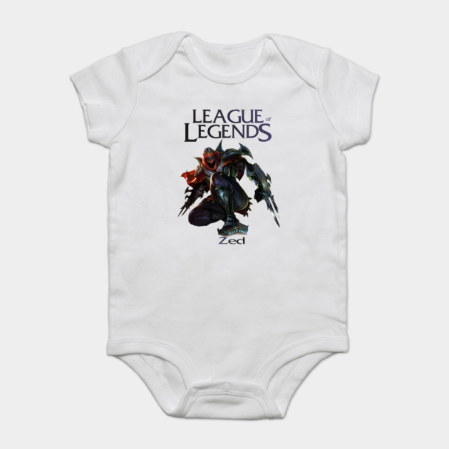 Lol T Shirt Zed Lol Baby Kurzarmbody Teepublic De
