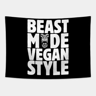 Beast Mode Vegan Gorilla Tapestry