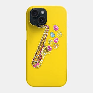 Easter Saxophone Saxophonist Jazz Musician Phone Case