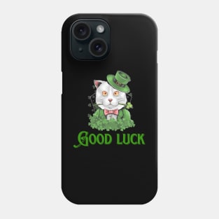 St. Patrick's Day, Good Luck Cat Day Phone Case