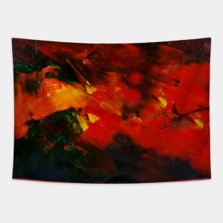 Red Fire Tapestry