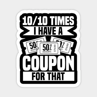 Couponing Coupon Couponer Magnet