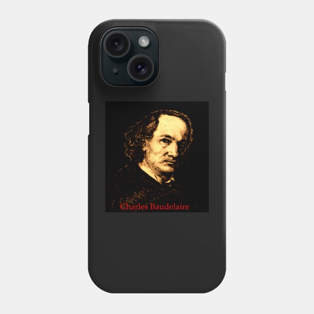 Charles Baudelaire Phone Case by mindprintz