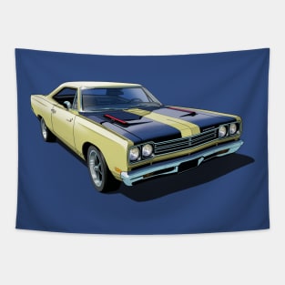 1969 Plymouth Roadrunner in yellow Tapestry