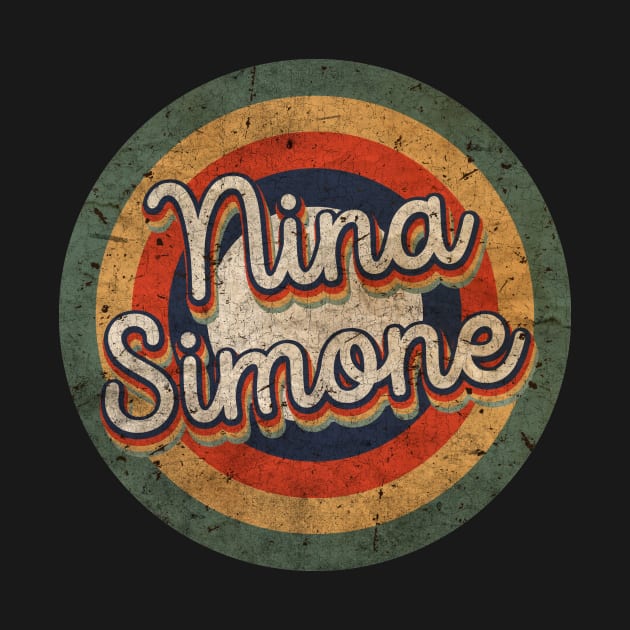 Nina Name Personalized Simone Vintage Retro 60s 70s Birthday Gift by Romantic Sunset Style