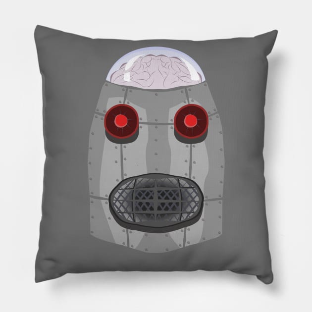 Robopocalypse is here Pillow by Flush Gorden