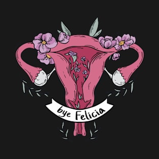 Flower Uterus Hysterectomy Support And Uterine Operation T-Shirt