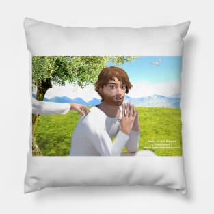 Jesus in the Garden ( Getsemani ) Pillow