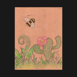 Cactus and bee T-Shirt