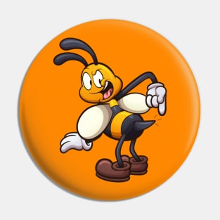 Dangerous Cartoon Bee Pin