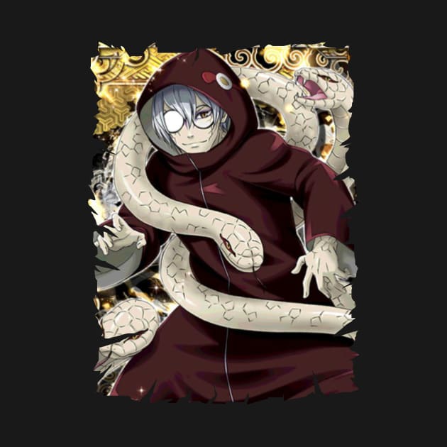 SNAKE KABUTO YAKUSHI ANIME MERCHANDISE by julii.draws