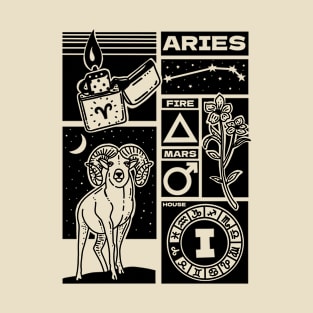 Aries Zodiac Sign T-Shirt