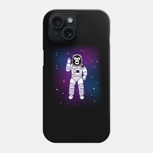 Monkey Astronaut in Space Phone Case