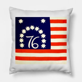 1976 bicentennial Flag Pillow