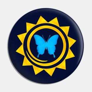 Sunny Butterfly Pin