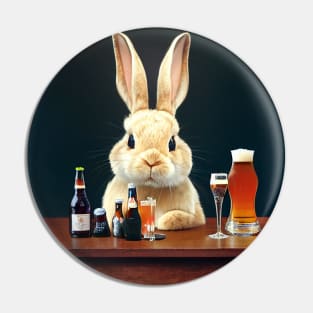 Bartender Rabbit Pin