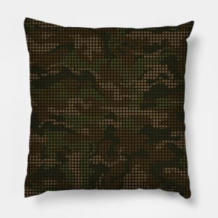 Military Camouflage Mesh Pattern Pillow