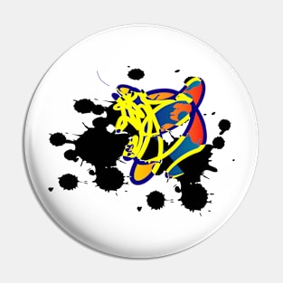 ABSTRACT GRAFFITI DESIGN Pin