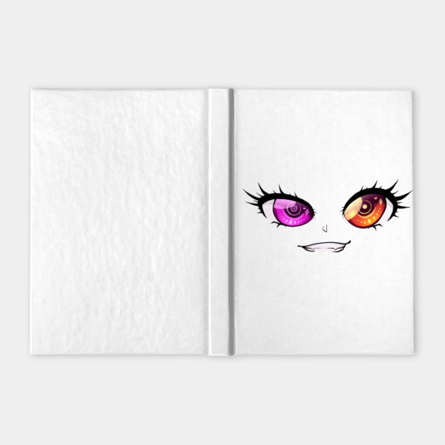 Crazy Anime Eyes Anime Notebook Teepublic The black eyes of crazy trope as used in popular culture. crazy anime eyes