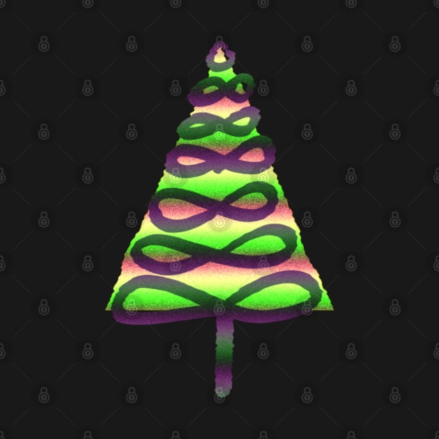 Funky Christmas Tree by Art by Ergate