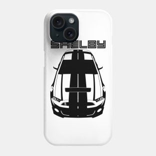 Mustang Shelby GT500 2013-2014 - Black lines Phone Case