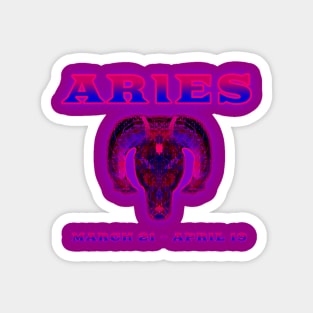 Aries 6b Boysenberry Magnet