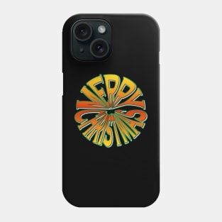 Merry Christmas Stuffed Lettering Phone Case