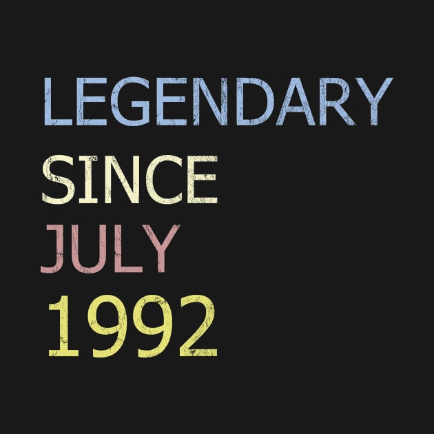 LEGENDARY SINCE JULY 1992 by BK55