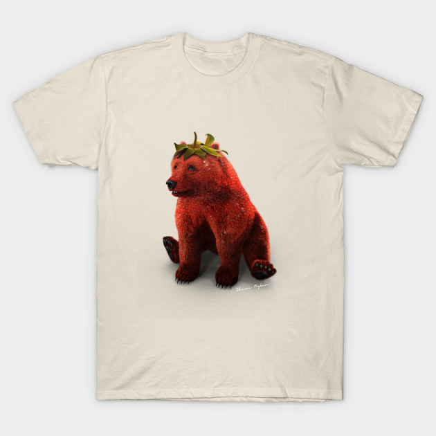 Straw-Beary - Surrealism - T-Shirt