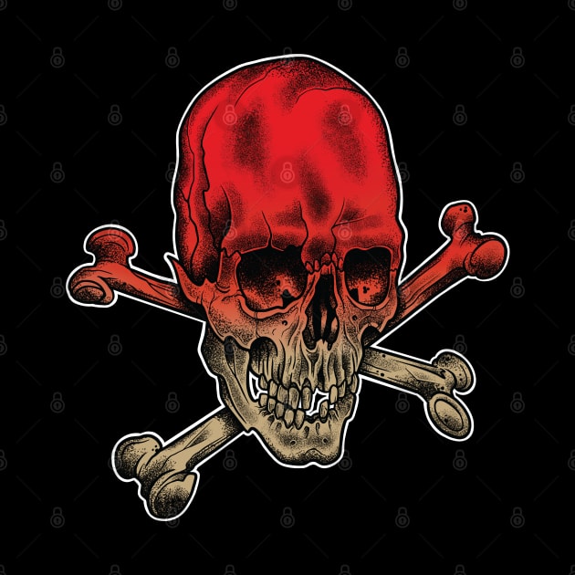 Skull and Crossbones Red Ochre Variant by Seven Relics