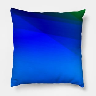 Blue green abstract texture art background Pillow