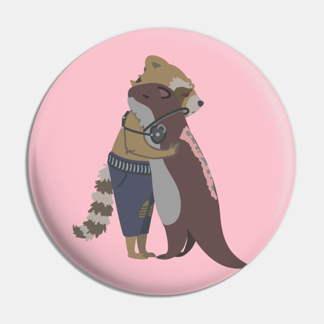 My beloved raccoon Pin by xanderbaldini