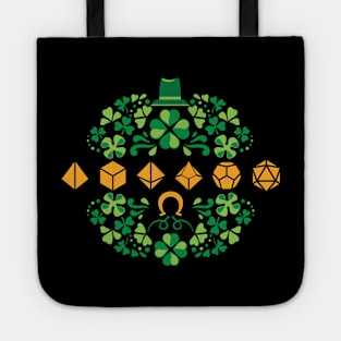 Golden Lucky Dice Set of St Patrick Tote