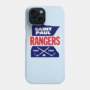 Vintage St. Paul Rangers Hockey 1963 Phone Case