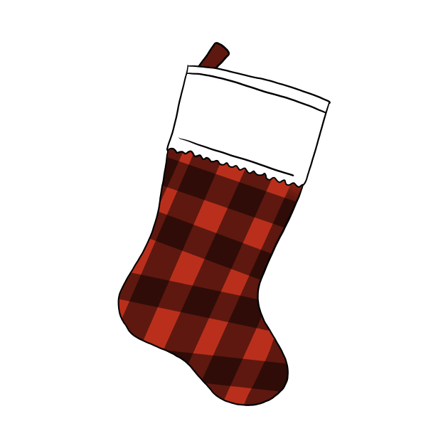 Plaid Stocking by RachWillz