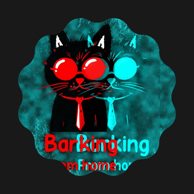 Barking From Home (Cat) by PersianFMts