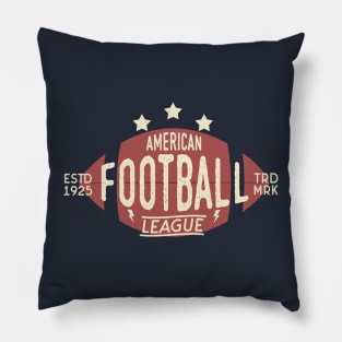 Football league logo. Pillow